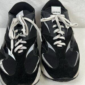 Rucoline Sneakers Black on Black SZ EU43 Hipster Streetwear Activewear Customwea